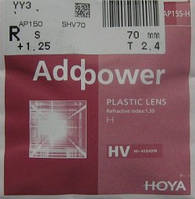 Линза HOYA Addpower 60 1.50 Hi-Vision Aqua