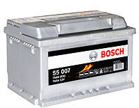Автомобільний акумулятор BOSCH 74 A (Бош) 74 Ампер BO 0092S50070