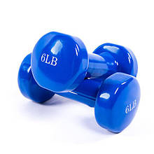 Гантелі для фітнесу 6LB 2.74 кг набір 2 шт. тренувальні гантелі