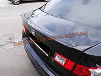 Спойлер-шабля зі склопластику на Honda Accord 8 2007-2013