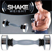 Гантель Shake weight чоловіча 1 шт. механічна гантель 5LB (2,25 кг) +DVD