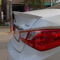 Спойлер-шабля з АБС пластику на Hyundai Sonata YF 2010-2013