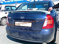 Спойлер mobis style зі стопом із склопластика на Hyundai Accent 3 2007-2010