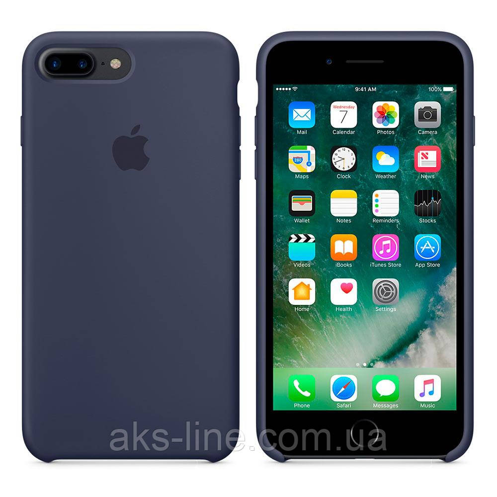 Чохол для iPhone 7 Plus /8 Plus Silicone Case бампер (Dark Blue)