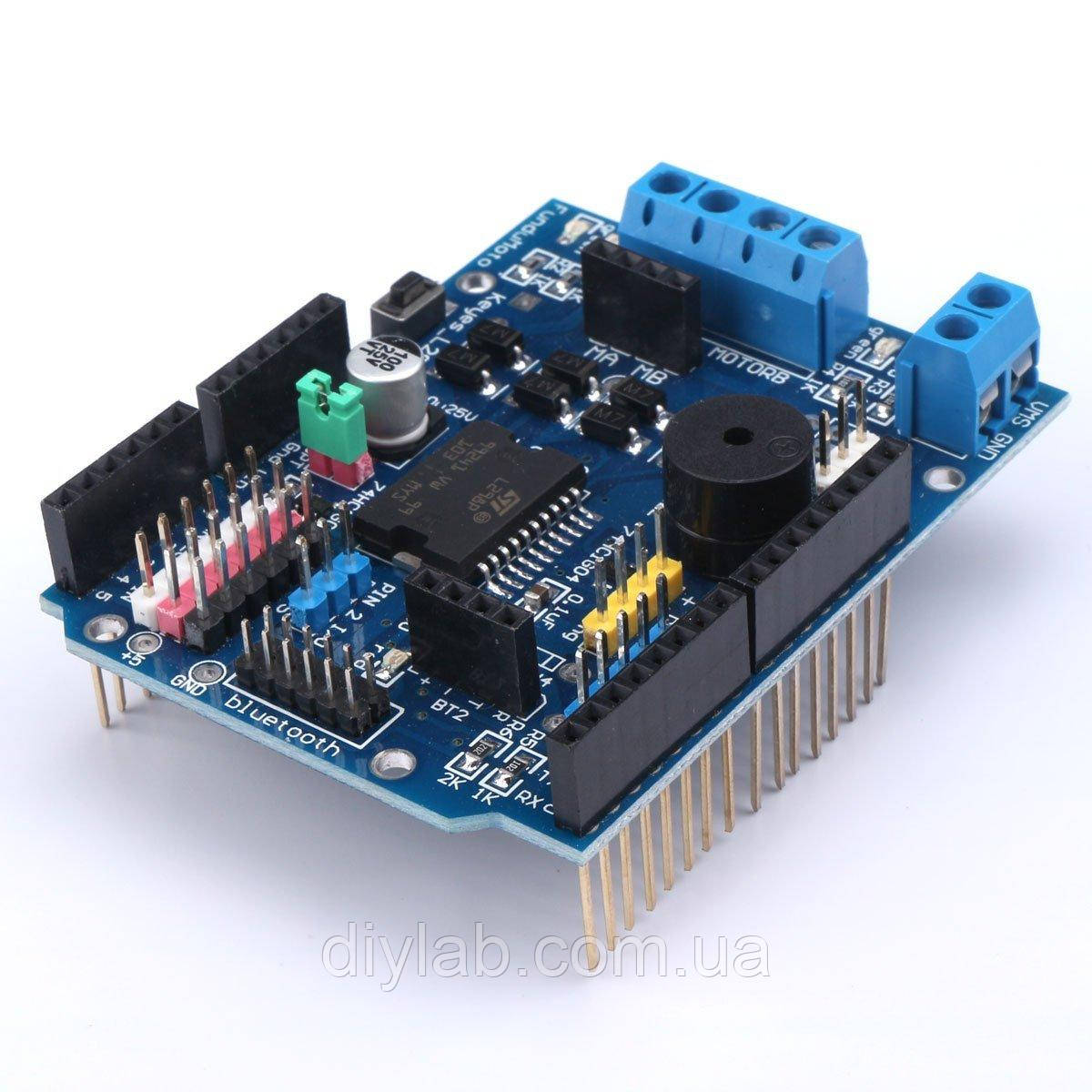 L298P Motor Shield H-міст для Arduino (4-24В, 2А)