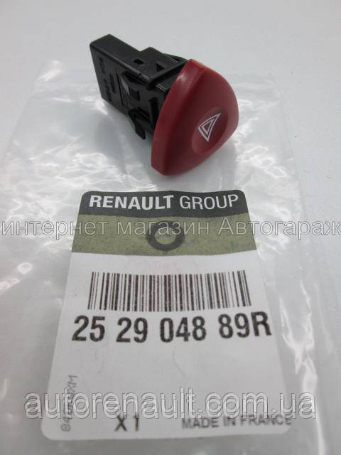 Переключатель аварийного сигнала на Рено Трафик - Renault (Оригинал) 252904889R - фото 4 - id-p21505819