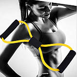 Еспандер вісімка для фітнесу Easy Body (йога, пілатес), фото 5