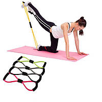 Эспандер восьмерка для фитнеса Easy Body (йога, пилатес)