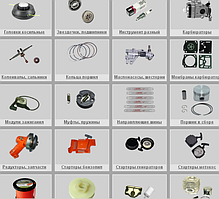 Запчастини до мотокоса і бензопилок
