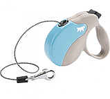 Поводок-рулетка AMIGO FERPLAST Medium трос, кольори в асортименті 5м. до 25 кг., фото 2