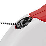 Поводок-рулетка AMIGO FERPLAST Medium трос, кольори в асортименті 5м. до 25 кг., фото 5