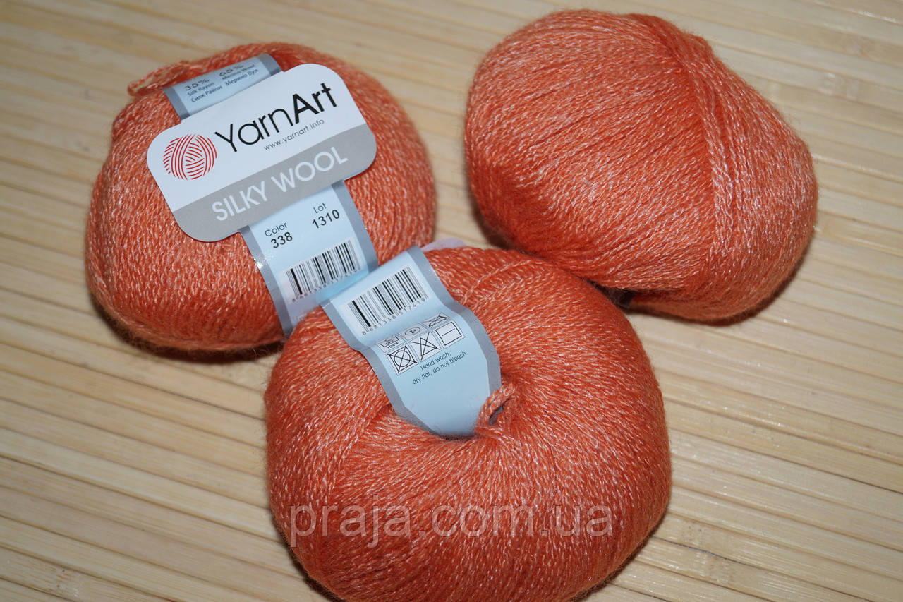 YarnArt Silky Wool — 338 жовтогарячий