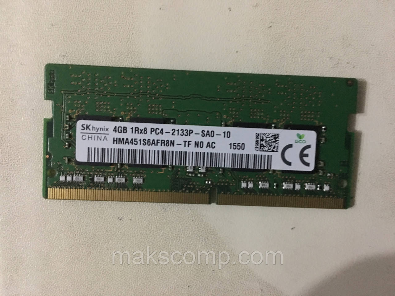 Пам'ять Micron 4Gb PC4-2133P DDR4 So Dimm
