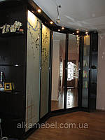 Шафи-купе під замовлення кутовою з підсвіткою Z-98 Vip