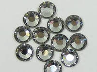Стразы Swarovski черный диамант ,SS3 (100 шт) в баночке