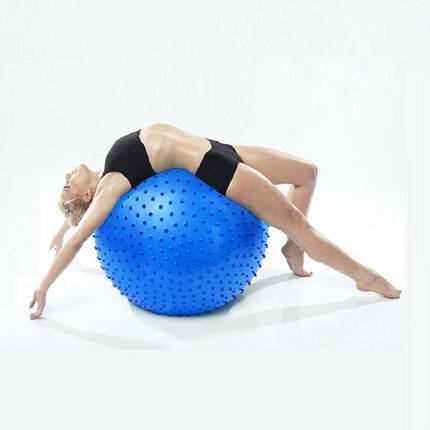 М'яч для фітнесу масажний 65 см 1000 г GymBall KingLion різні кольори, фото 3