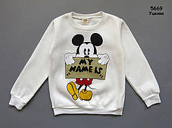 Уцінка - Тепла кофта Mickey Mouse для хлопчика. 140 см