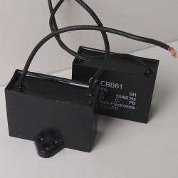 Cbb61 12,0 mkf - 450VAC (±5%) 58x30x40 дроти, поліпропіленові в прямокутному корпусі 