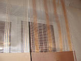 Комплект панельних фіранок Firanka Line Сіточка 5шт карниз 200см золотистий з бежевим (12_6п), фото 4