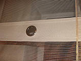 Комплект панельних фіранок Firanka Line Сіточка 5шт карниз 200см золотистий з бежевим (12_6п), фото 7