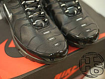 Чоловічі кросівки Nike Air Max TN+ Leather Black/Metallic, фото 5