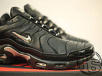 Чоловічі кросівки Nike Air Max TN+ Leather Black/Metallic, фото 6