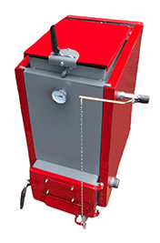 ТВЕРДОТОПЛИВНИЙ КОТЕЛ ХОЛМІВ КТМ "ЕКО" 12 КВТ , фото 1