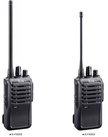 Радиостанция Icom IC - F3003 (BP298, Li-Ion 2250 mAh) - фото 3 - id-p581375254