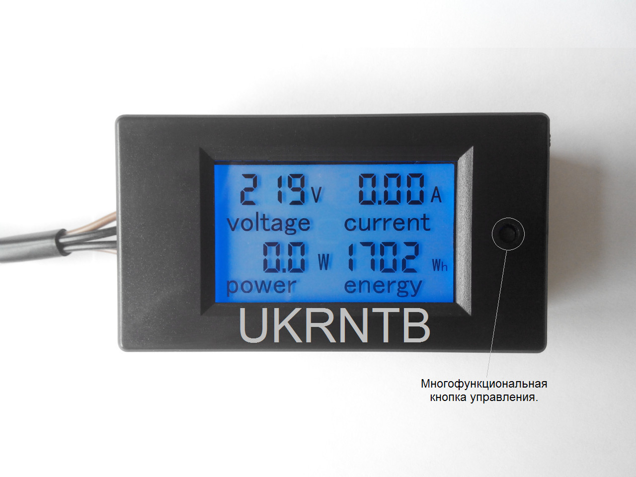 Ватметр / Вимірювач потужності електроенергії / Лічильник електроенергії / Ватметр / 80-260 В, до 20 А / 4,5 кВт