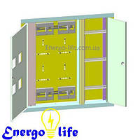 ЩЭ-4ст, встраиваемый, щит под 1-3 фазные счетчики со слаботочным отсеком