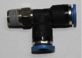 З'єднання різьбове Т-штук 1/8" AG (рознімач 2х NW6 (різьба зовнішня)), фото 1