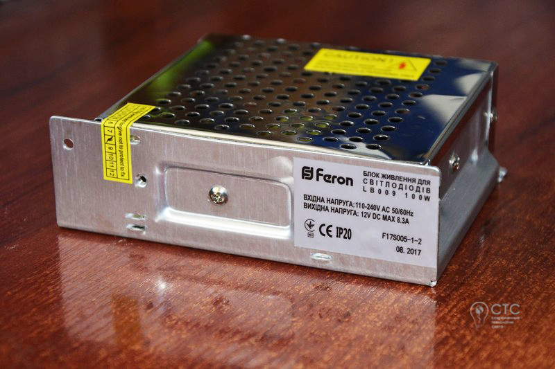 Трансформатор электронный Feron LB009 100W 12V (драйвер) - фото 3 - id-p579899876