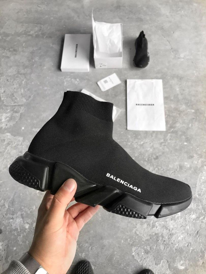 Кросівки Balenciaga Sock Triple black Trainer. Топ якість. Живе фото (топ ААА+)