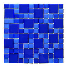 Мозаїка скляна Aquaviva Cristall Dark Blue (23 — 48 мм)