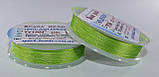 Нитка для бісеру TYTAN 100 No2707. Зелений світлий 100 м, фото 2
