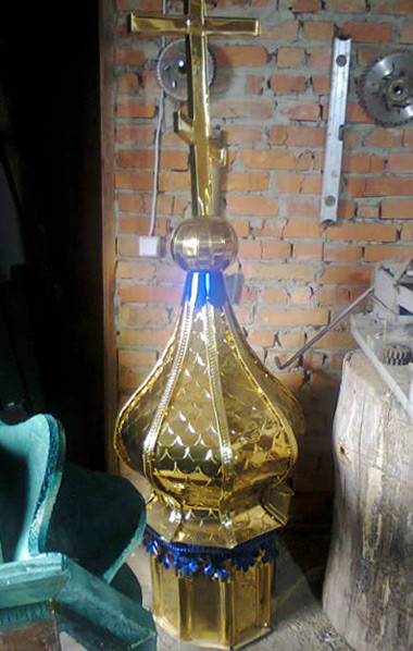 Купол з нітрид титану в стилі луска, d/45cm, розмір 1.5 м.