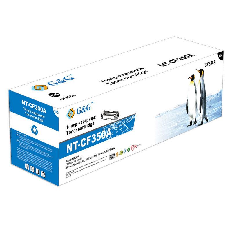 Картридж аналог HP CF350A Black для HP M176/ M177 (G&G NT-CF350A)