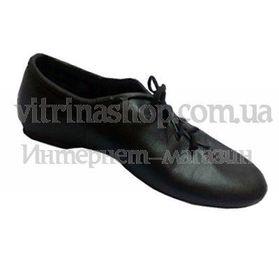 Обувь для современных танцев джазовки низкие из натуральной кожи - фото 2 - id-p582765038