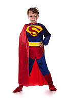 Детский карнавальный костюм Супермен, рост 120-135 см