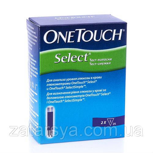 Тест-смужки OneTouch Select 50 шт.