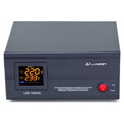 Luxeon LDR-1500 — стабілізатор для холодильника з затримкою на увімкнення Стабілізатор електронний