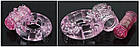Кільце ерекційне з вібратором, насадка силіконова рожева з вібратором, фото 3