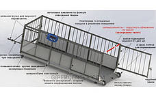 Ваги для зважування USB 4BDU-300X, НПВ: 300 кг, 1500х650х760 мм БЮДЖЕТ, фото 3