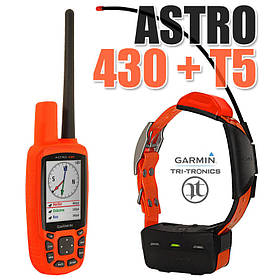 GPS-навігатор Garmin Astro 430 з нашийником T5