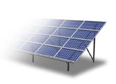 Крепление солнечных панелей на грунт SMS-402-4-8 (для 8 фотомодулей) - фото 1 - id-p582922307