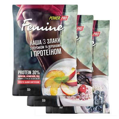 Каша Power Pro Femine 50 г (30% протеїну), фото 3