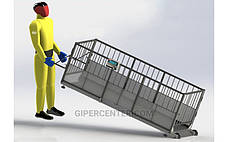 Ваги для індивідуального зважування USB 4BDU-600X, НПВ: 600 кг, 1500х650х760 мм ПРАКТИЧНІ, фото 2