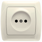 Розетка VIKO Carmen 1гніздо без заземлення кремова 90562007-UA1
