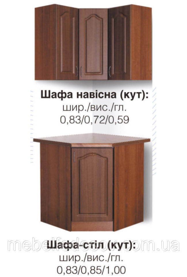 Кухня Оля МДФ кут (БМФ), фото 1