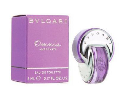 Оригінальна жіноча міні туалетна вода Bvlgari Omnia Amethyste, 5ml NNR ORGAP /03-5